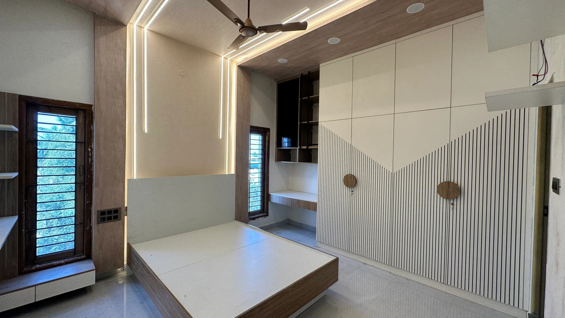 Bedroom Interiors designed by Home Admire
